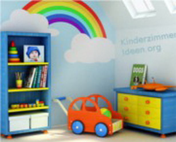 ideen-kinderzimmer-streichen-47-10 Ötletek gyerekek szoba festék