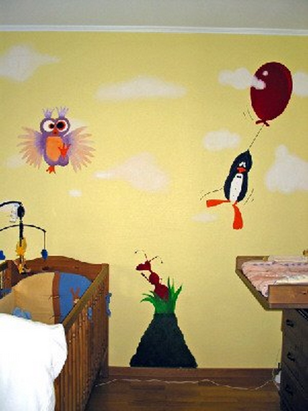 kinderzimmer-ausmalen-ideen-32-6 Gyerekek szoba színező ötletek