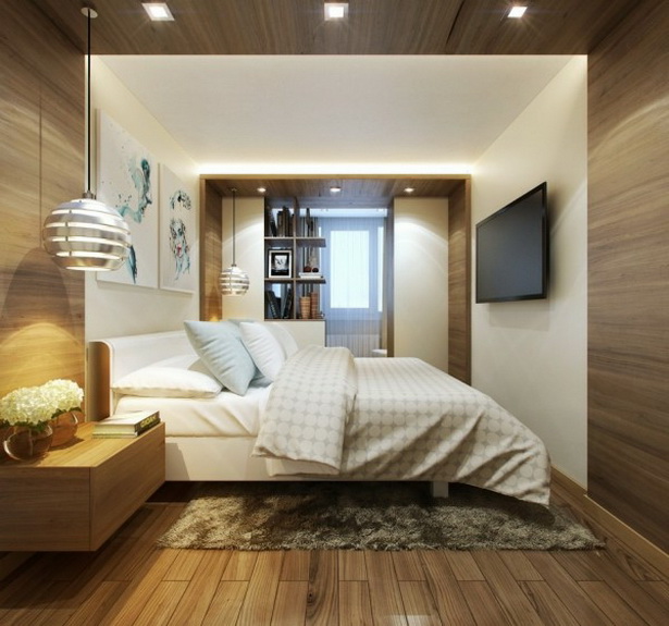 kleine-schlafzimmer-einrichten-ideen-24 Kis hálószoba bútor ötletek