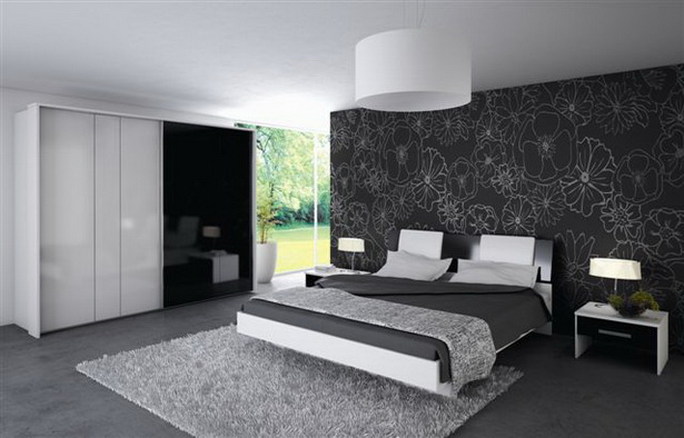 schlafzimmer-schwarz-weiss-95-6 Hálószoba fekete fehér