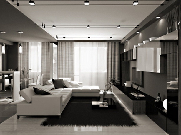 wohnzimmer-einrichtung-modern-69-4 Nappali berendezése modern