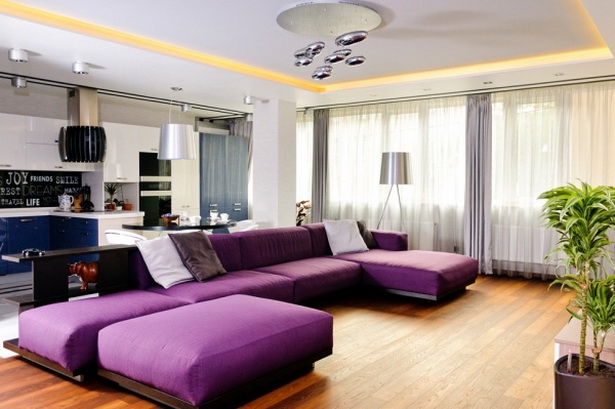 wohnzimmergestaltung-farbe-50 Nappali design szín