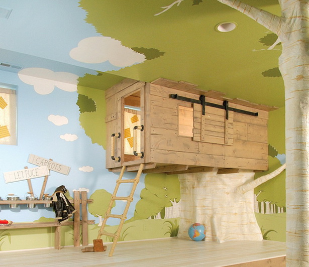 kinderzimmer-kreativ-einrichten-31 Kreatív bútorok gyermekszobák