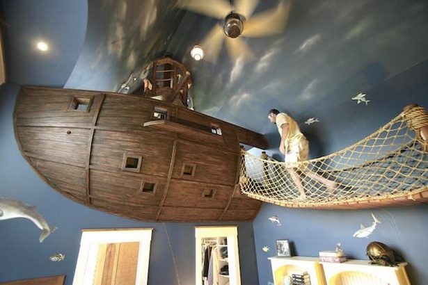 kinderzimmer-piraten-gestalten-68 Tervezés gyerekszoba kalózok