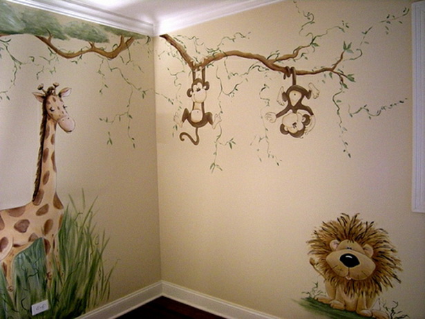 Kreatív fali tervezés gyermekszoba