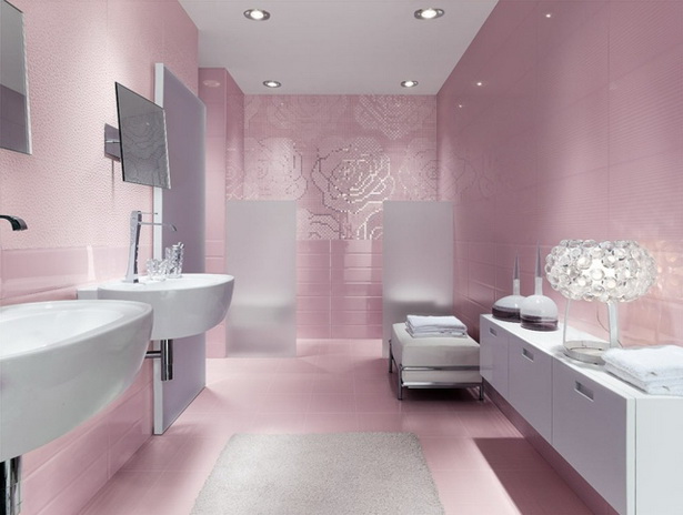 Rózsaszín fürdőszoba