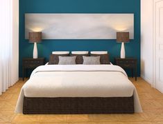 blaue-wandfarbe-schlafzimmer-20_3 Kék fal színes hálószoba