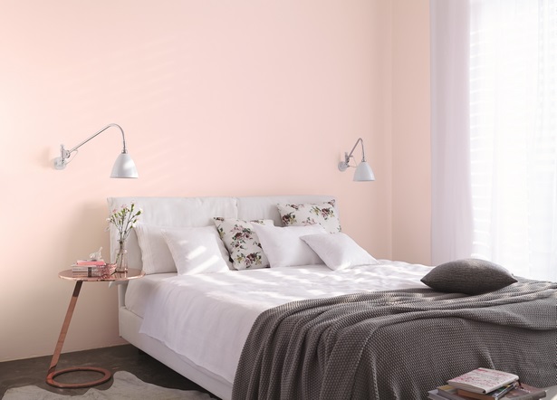 graue-wandfarbe-schlafzimmer-19 Szürke fal színes hálószoba