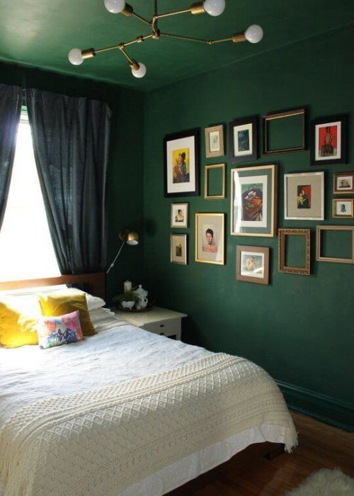 grune-wand-schlafzimmer-91_2 Zöld fal hálószoba