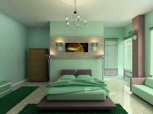grune-wande-im-schlafzimmer-45_12 Zöld falak a hálószobában