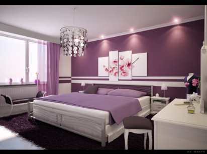 schlafzimmer-eine-wand-farbig-91 Hálószoba fal színe