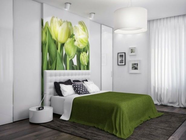 schlafzimmer-grun-weiss-87 Hálószoba zöld fehér