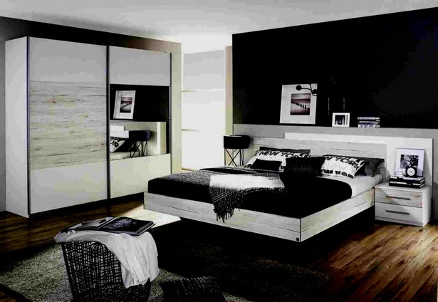 schlafzimmer-schwarz-grau-46_15 Hálószoba Fekete szürke