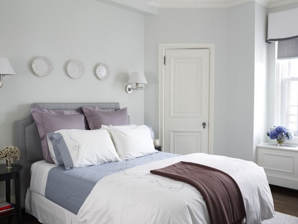 wandfarbe-grau-schlafzimmer-05 Fal színe szürke hálószoba