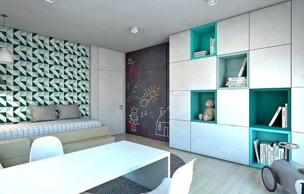 wandgestaltung-jugendzimmer-mit-farbe-72_16 Fali design ifjúsági szoba színes