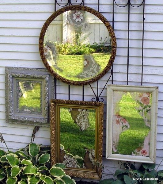 deko-garten-spiegel-30_3 Dekoratív kerti tükrök