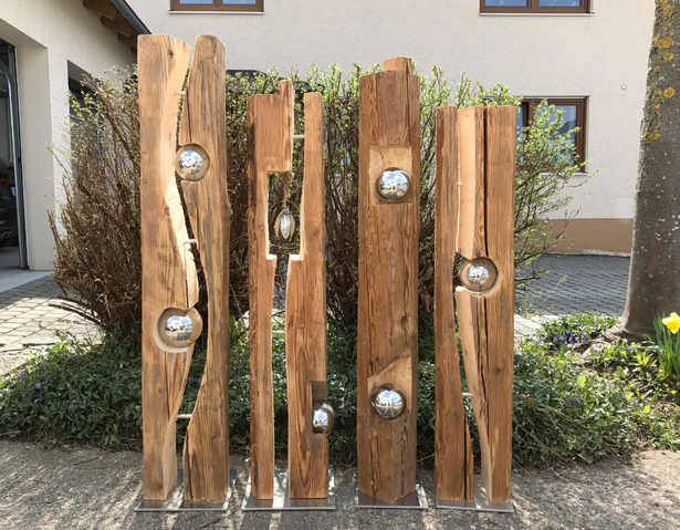 gartendeko-aus-holz-selber-bauen-40 Készítse el saját fa kerti dekorációját