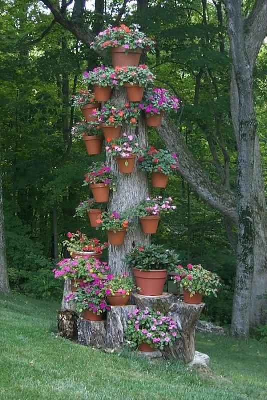 gartendeko-aus-holz-selber-bauen-40_14 Készítse el saját fa kerti dekorációját