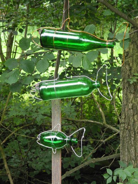 gartendeko-mit-flaschen-95_8 Kerti dekoráció palackokkal