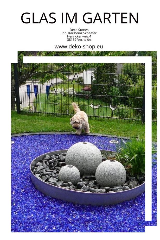 glassteine-deko-garten-34_16 Üveg kövek dekoratív kert