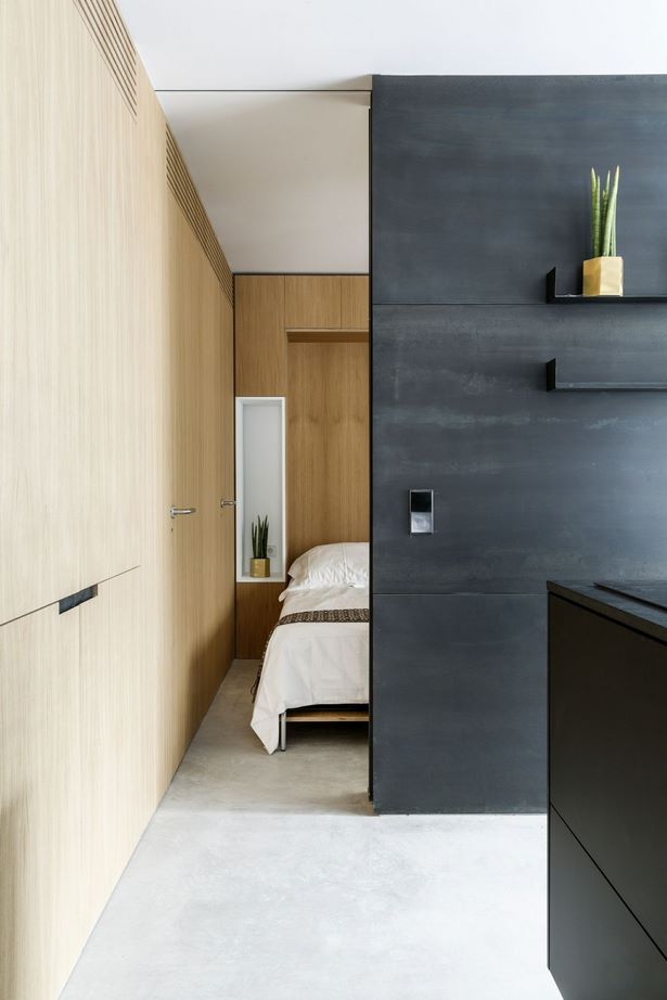 schlafzimmer-mit-trennwand-97_9 Hálószobák válaszfalakkal