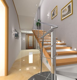 flur-treppe-gestalten-75_2 Design folyosó lépcsők