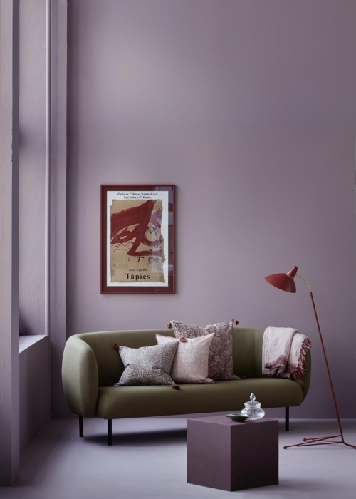 flieder-wandfarbe-schlafzimmer-88_4 Lila fal színe hálószoba