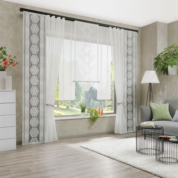gardinen-modern-wohnzimmer-grau-07_2 Függönyök modern nappali szürke