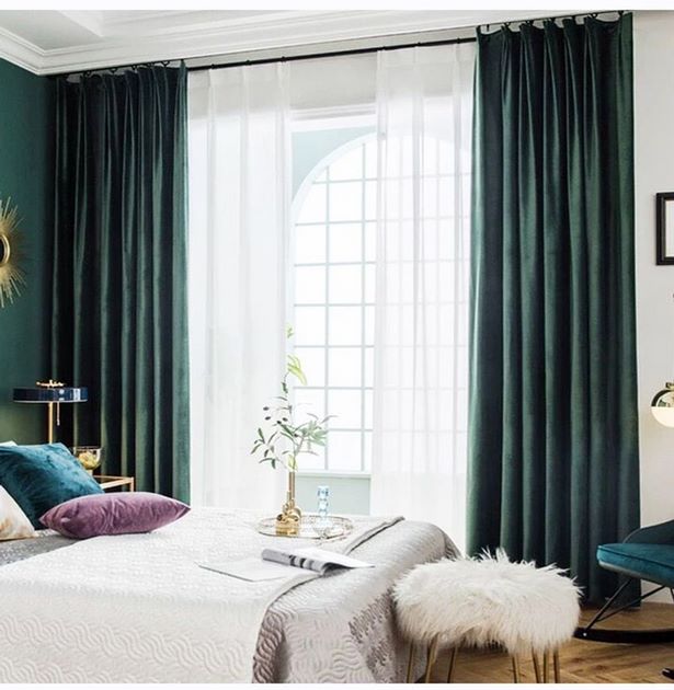 vorhang-farbe-schlafzimmer-58_12 Függöny színes hálószoba