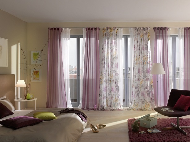 vorhange-wohnzimmer-grosses-fenster-69 Függönyök nappali nagy ablak