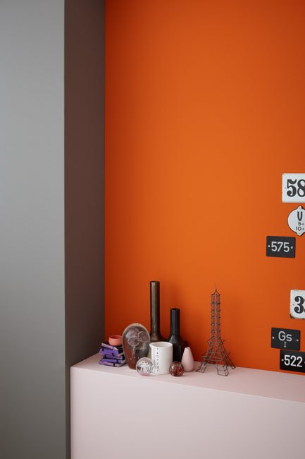 wandfarbe-orange-26 Fal színe narancssárga
