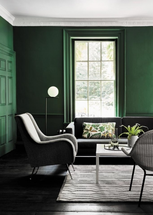 wandgestaltung-wohnzimmer-grun-41_10 Nappali design zöld