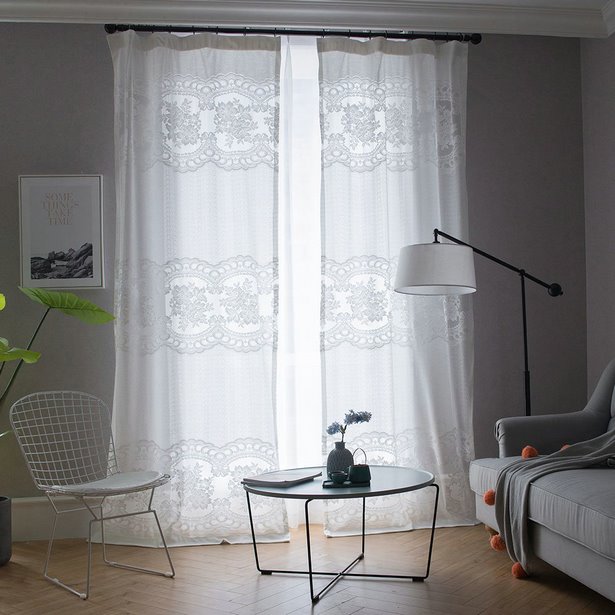 weisse-gardinen-schlafzimmer-75 Fehér függönyök a hálószobában