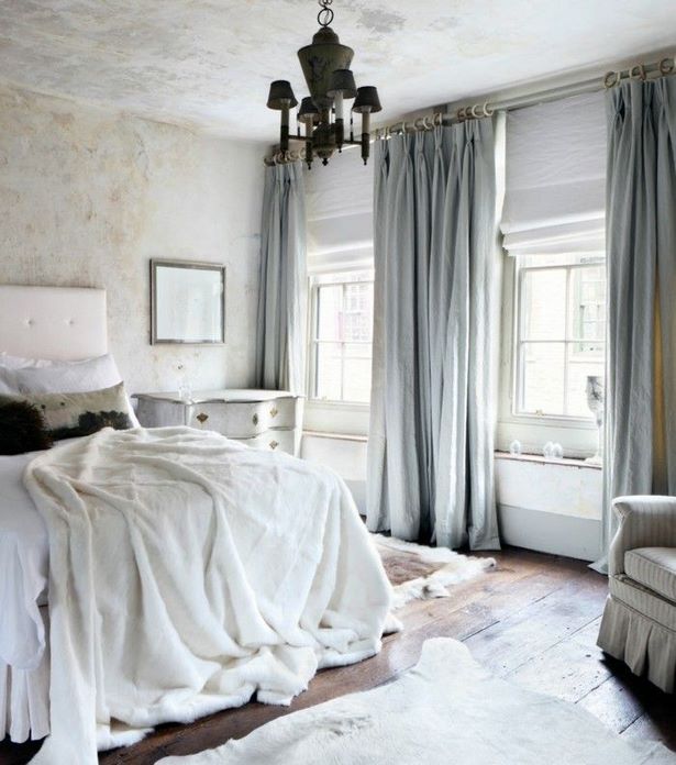 weisse-gardinen-schlafzimmer-75_8 Fehér függönyök a hálószobában
