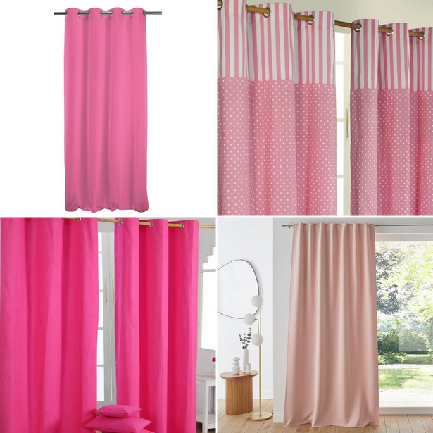 Függöny rózsaszín