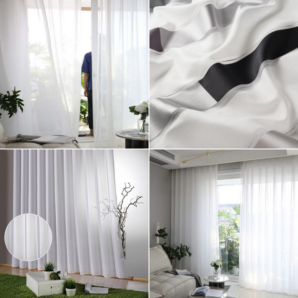 gardinen-weiss-modern-001 Modern fehér függönyök