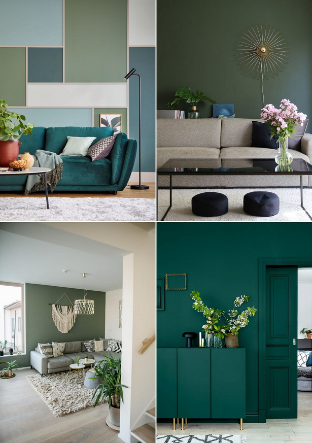 grune-wande-im-wohnzimmer-001 Zöld falak a nappaliban