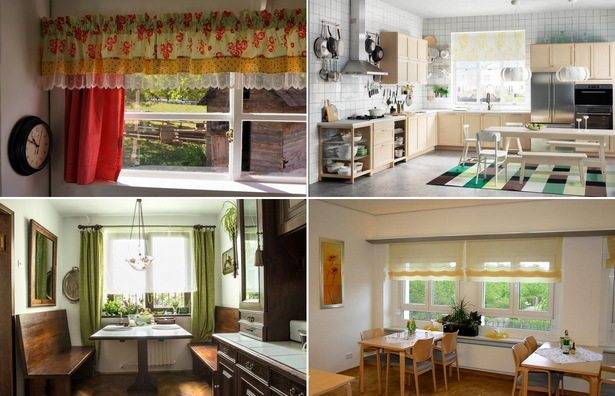 ideen-kuchenfenster-gardine-001 Ötletek konyha ablak függöny