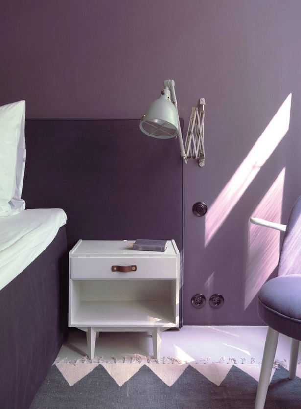 farbe-lila-im-schlafzimmer-33_5-14 Színes lila a hálószobában