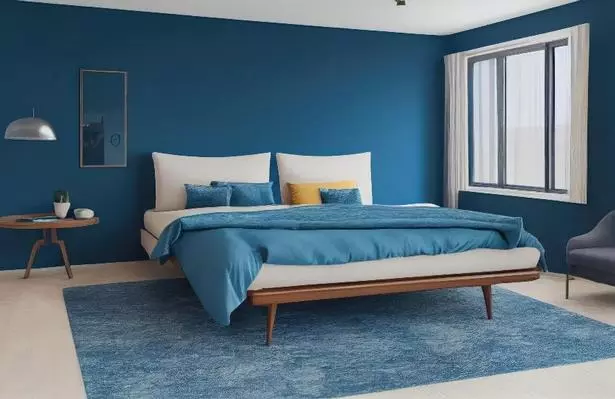 schlafzimmer-blaue-wand-61_13-6 Hálószoba kék fal