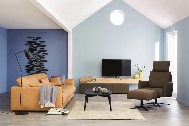 wohnzimmer-streichen-ideen-blau-45_10-2 Nappali festék ötletek kék