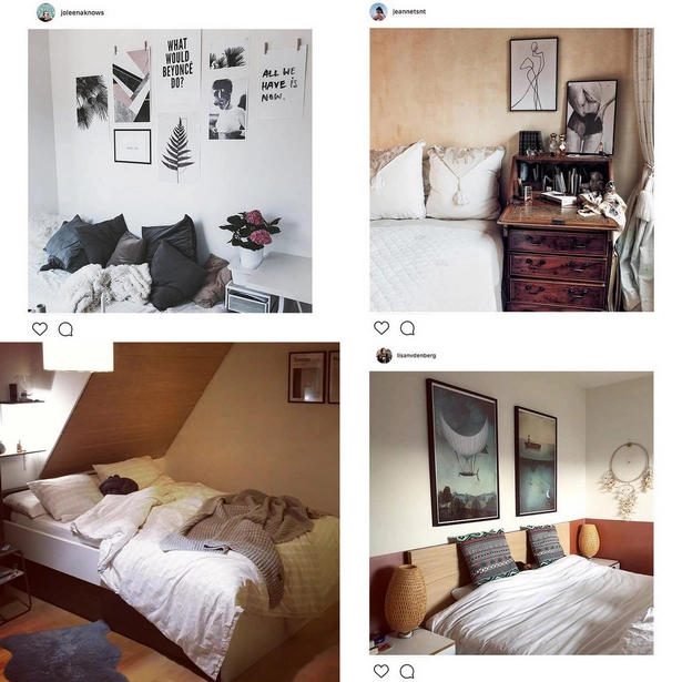 Instagram hálószoba
