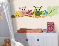 kinderzimmer-deko-eule-19_9 Gyerekszoba dekoráció bagoly