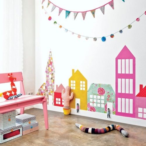 kinderzimmer-wand-selbst-gestalten-69_13 Tervezze meg saját gyermekszoba falát
