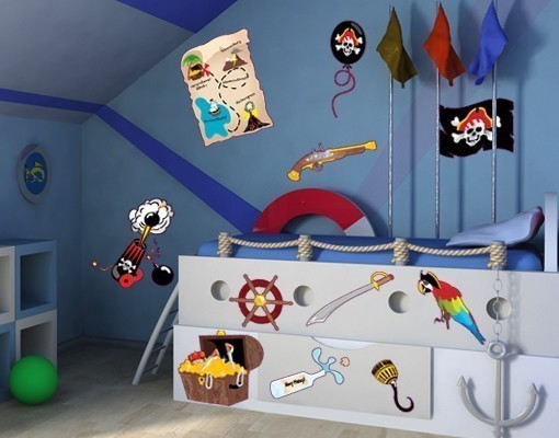 piraten-kinderzimmer-deko-57_9 Kalóz Gyermekszoba dekoráció