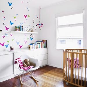wandfarbe-babyzimmer-ideen-40_17 Fali színes baba szoba ötletek