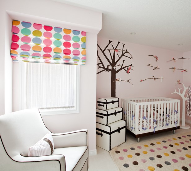 wandgestaltung-babyzimmer-ideen-98_10 Fali tervezés baba szoba ötletek