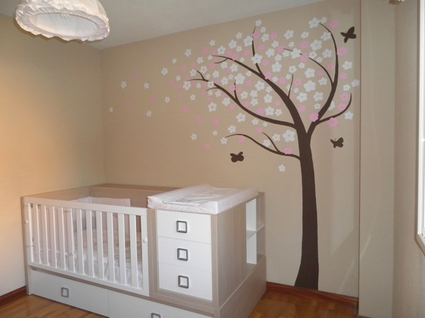 wandgestaltung-babyzimmer-ideen-98_8 Fali tervezés baba szoba ötletek