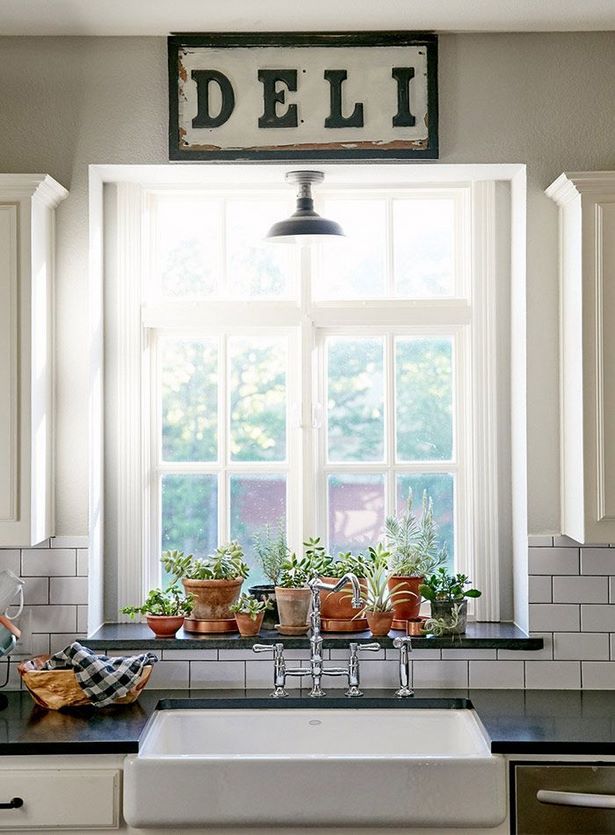 kuchenfenster-deko-ideen-97_11 Konyha ablak dekoráció ötletek
