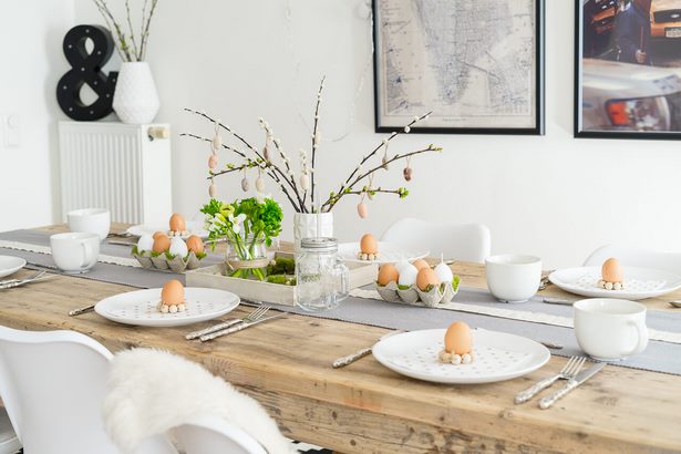 tischdeko-ostern-90_11 Asztal dekoráció Húsvét